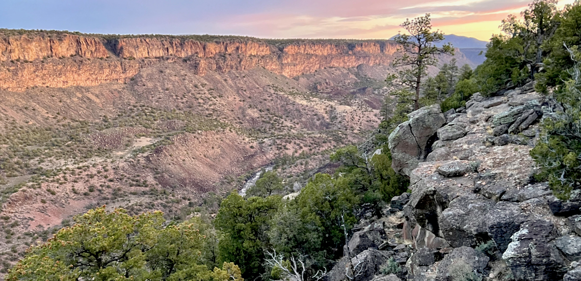 Rio Grande Gorge near Questa, New Mexico